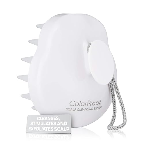 Colorproof Scalp Cleansing Brush for Optimal Hair Health - Scalp Scrubber for Deep Cleansing - Removes Buildup & Impurities, Promotes Shinier Beauty & Personal Care ColorProof
