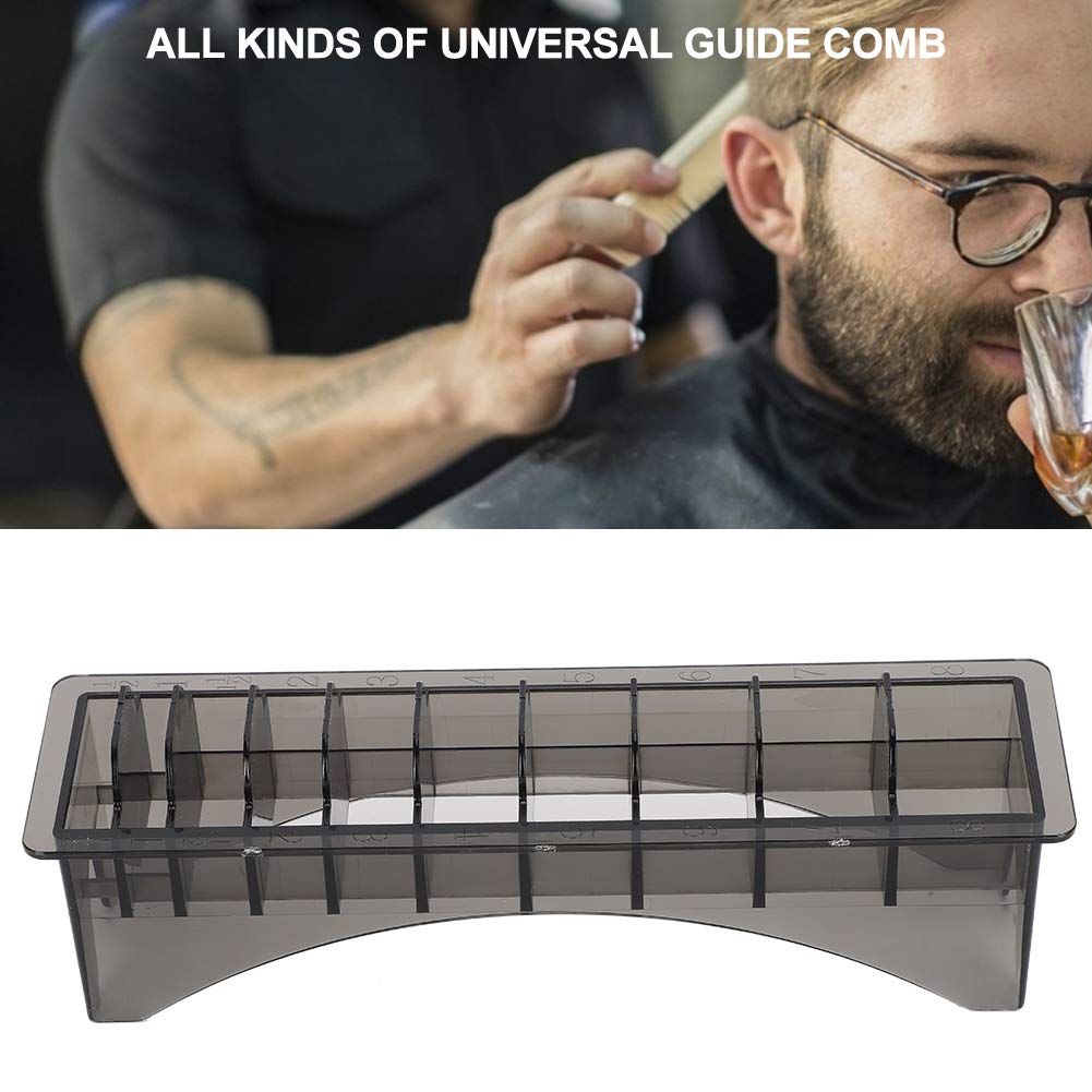 Hair Clipper Comb Storage Case - 10 Grid Comb Holder, Plastic Organizer for Electric Hair Clippers, for Barbershop - Keep Your Combs Organized Beauty and Personal Care Brrnoo