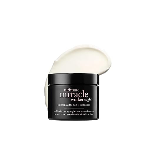philosophy ultimate miracle worker multi-rejuvenating nighttime serum-in-cream face moisturizer - with retinol - targets all major signs of aging Beauty & Personal Care philosophy
