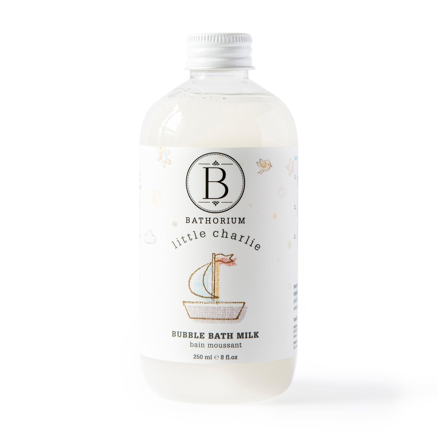 Bathorium Little Charlie Bubble Bath Milk, Gentle & Nourishing for Babies, Enriched with Coconut Milk & Oatmeal, Safe for Sensitive Skin, 8 fl.oz Beauty & Personal Care Bathorium