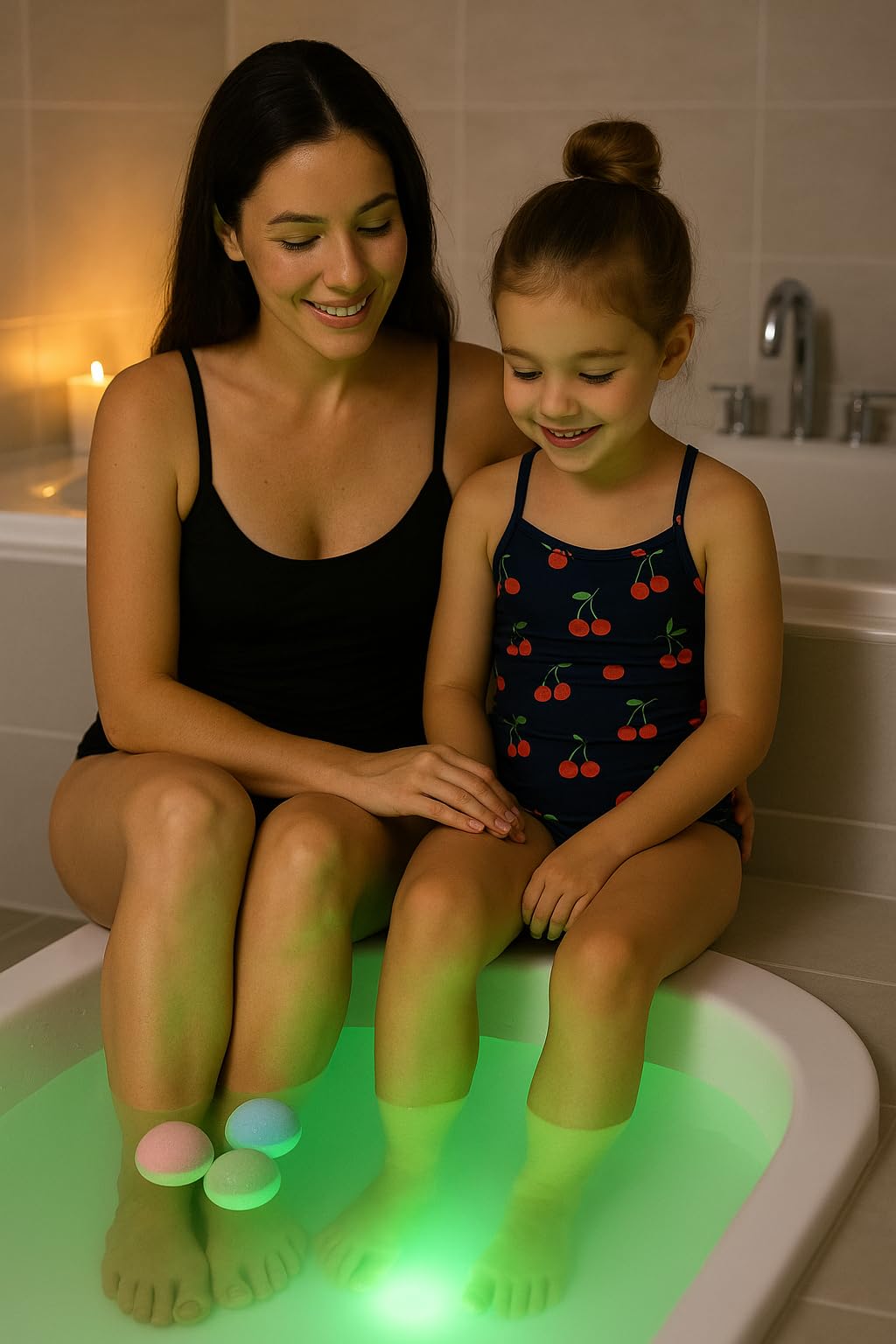 Light Up Glow Bath Bombs with Surprise Inside - Large 3-Pack Gift Set with Essential Oils & Relaxing, Skin-Moisturizing Spa Gifts for Women Beauty and Personal Care Biblebanz