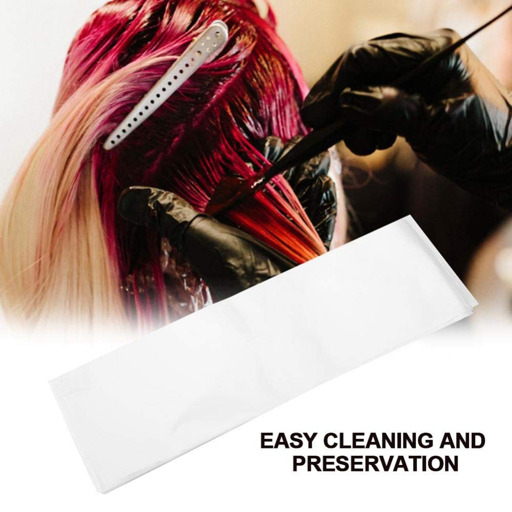 Rotekt 100pcs/pack Professional Salon Hair Dye Paper, Recycleable Dyeing Color Highlight Paper Hair Wraps Hair Tint Paper for Barber Hair Stylists Beauty & Personal Care Rotekt