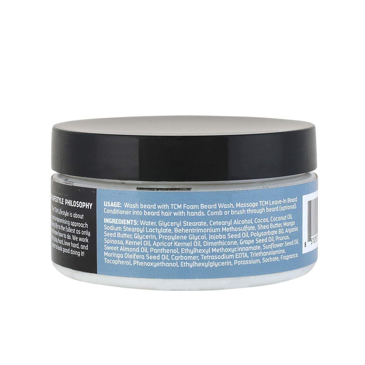 TCM Leave-In Beard Conditioner - Softens Coarse Hair & Promotes Growth - Moringa & Sunflower Seed Oils for Men - Ultimate Natural Beard Moisturizer Beauty and Personal Care TCM