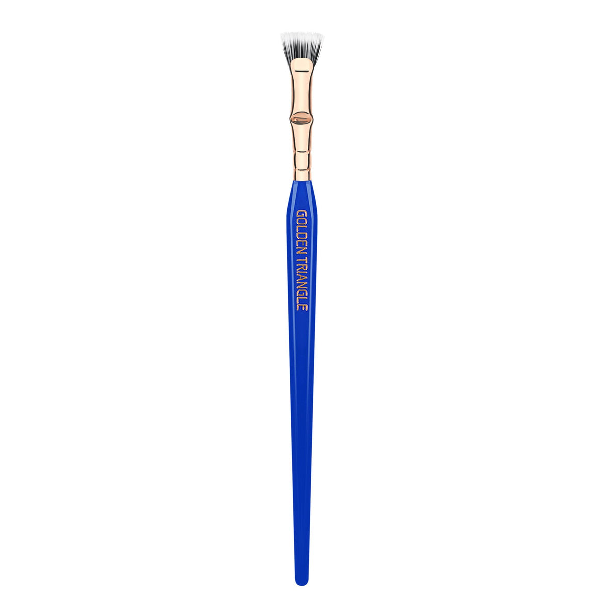 Bdellium Tools Professional Makeup Brush - Golden Triangle 730 Bent Mascara Fan - With All Vegan and Soft Synthetic Fibers, For Applying Mascara