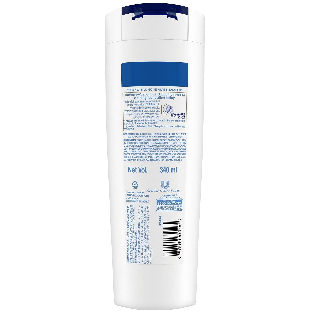 Clinic Plus Strong and Long Health Shampoo, 355ml | Daily Hair Cleansing | Suitable for All Hair Types Beauty & Personal Care Clinic Plus