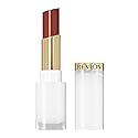 REVLON Super Lustrous Glass Shine Balm, Hydrating Tinted Lip Balm with Hyaluronic Acid, Aloe & Rose Quartz, 010 Spiced Wine, 0.11 oz Beauty & Personal Care REVLON