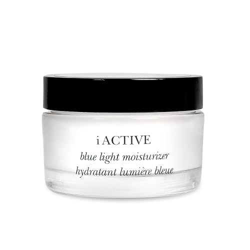 NOW BEAUTY iActive Blue Light Moisturizer - Hydration - Improves Skin Elasticity - Lightweight Moisturizer for Face - Vegan - Sulfate & Paraben Free Beauty & Personal Care NOW BEAUTY