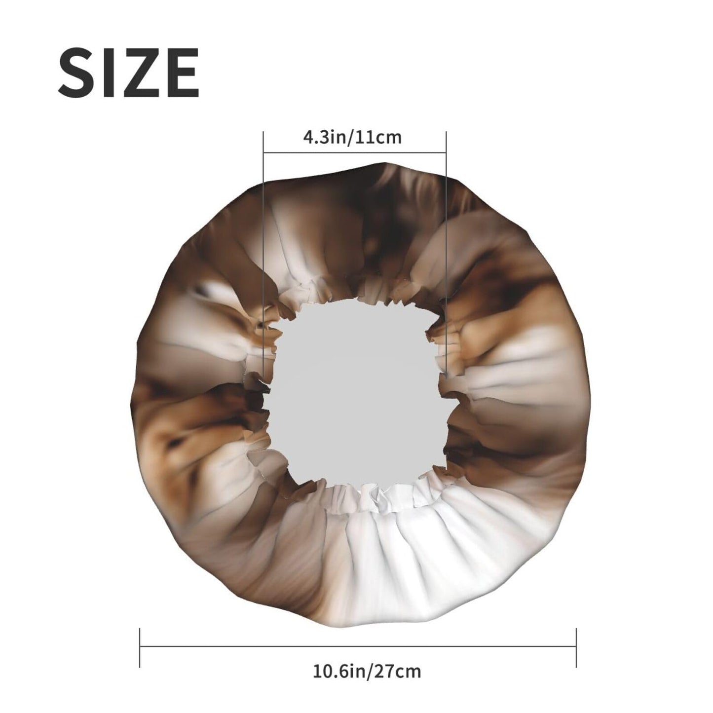 Shelties Dog Shower Cap for Women Men Large Reusable Shower Bonnet Double-Layer Waterproof Bath Caps Elastic Band Hair Hat for All Hairstyles Beauty and Personal Care BWLHJKE