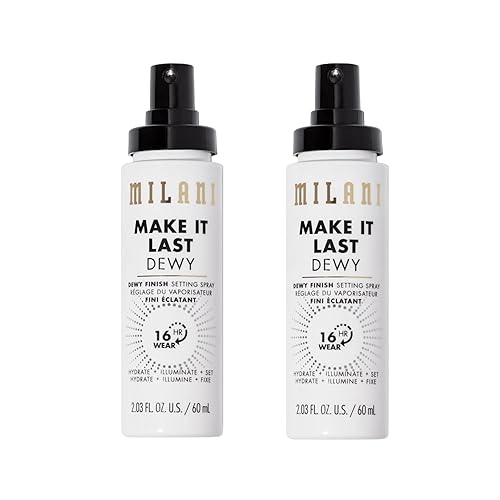 Milani Setting Spray + Primer, Make It Last Dewy - Dewy Finish Moisturizing Formula for Glow on the Go, Setting Spray for Makeup and Face Primer Beauty & Personal Care Milani