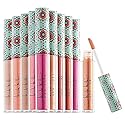 Nicole Miller Lip Gloss Collection Shimmery Glosses for Women and Girls Long Lasting Color Set with Rich Varied Colors, Pink Glossy, 10 Count (Pack Beauty & Personal Care Nicole Miller New York