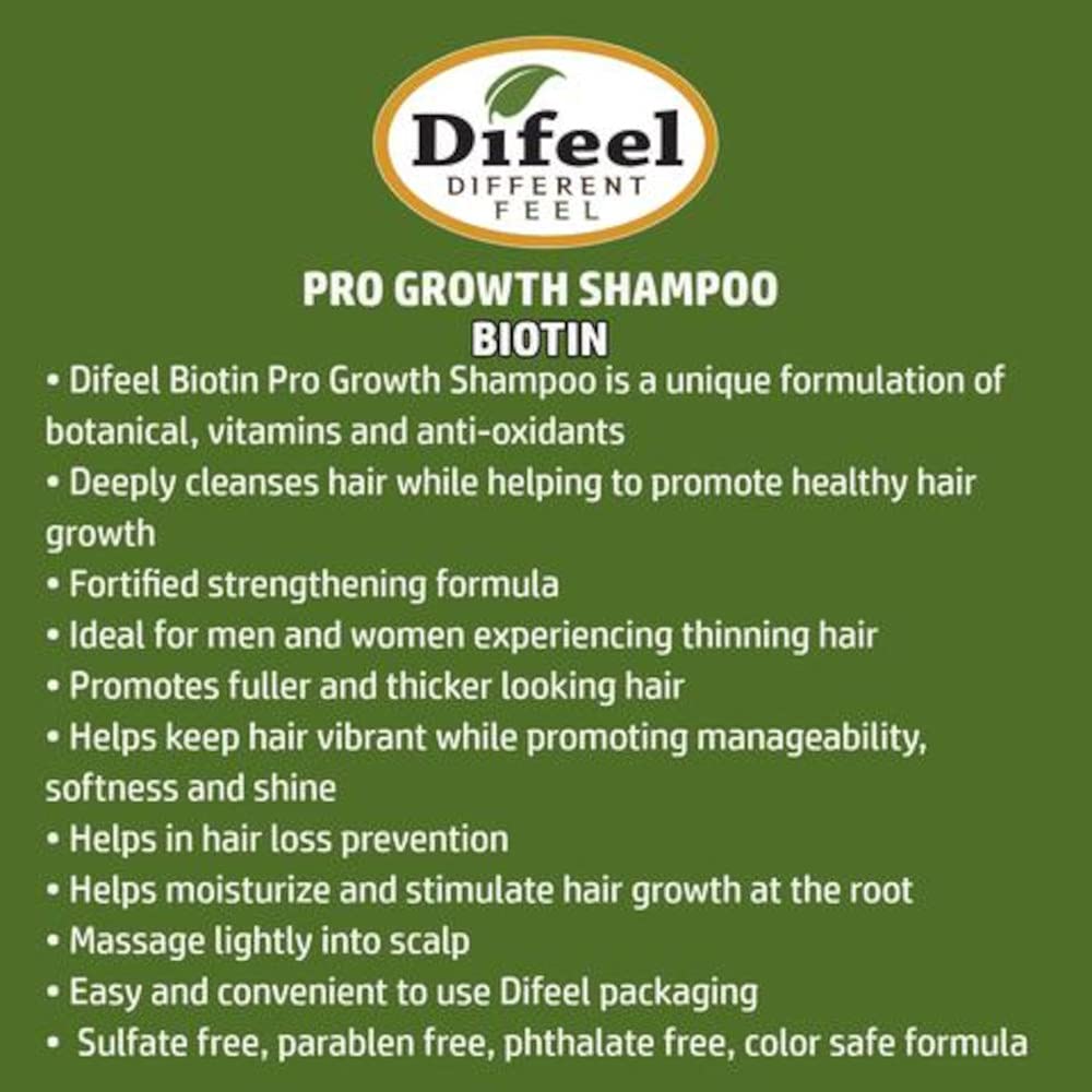 Difeel Biotin 3-PC Cleanse and Root Treatment Hair Growth Set Beauty & Personal Care Difeel