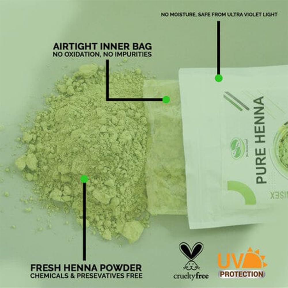 1000 Grams - 100% Pure Henna Powder For Hair Dye - Red Henna Hair Color, Best Red Henna For Hair - The Henna Guys Beauty & Personal Care The Henna Guys
