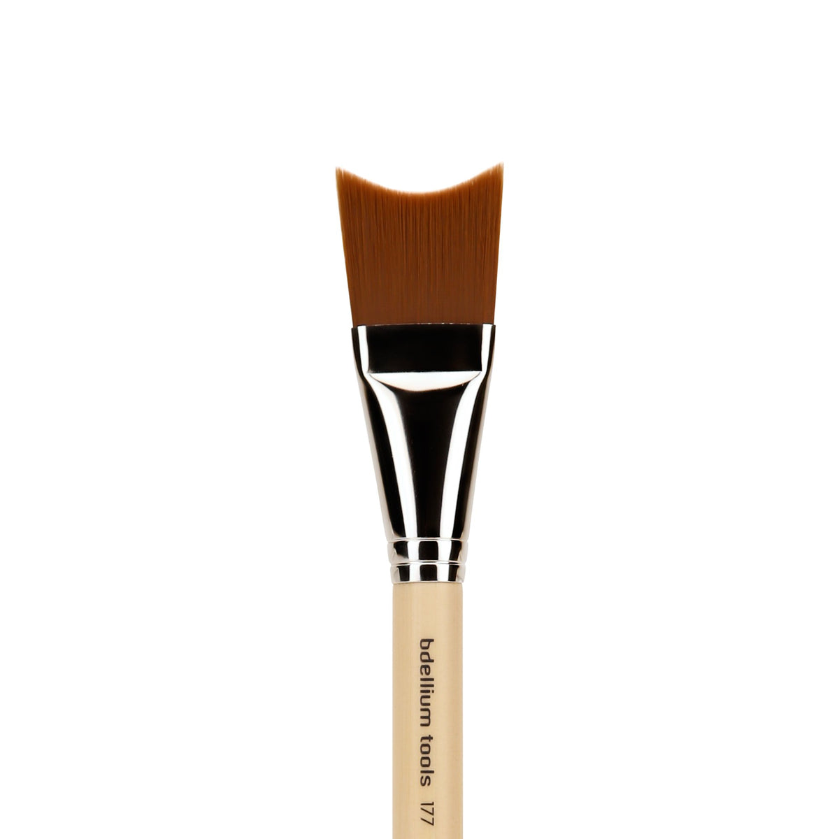 Bdellium Tools Professional Makeup Brush - Special FX Series 177 Inverted Streak - With Soft Synthetic Fibers, For Natural Curvatures of the Body