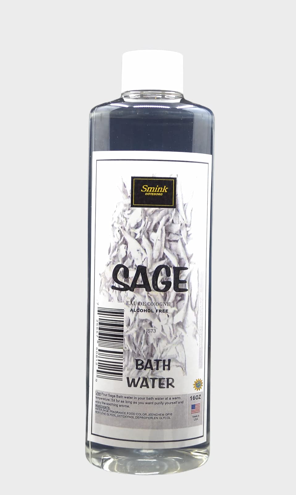 Smink Sage Bath Water (16 oz) Beauty & Personal Care Smink