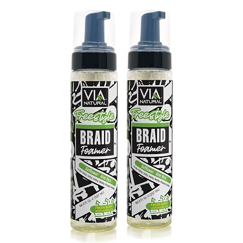 VIA Freestyle Braid Foamer - pack of 2 Beauty & Personal Care Via Natural