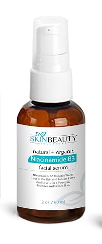 NIACINAMIDE 5% B3 Face Serum Advanced Formula with 5% Niacinamide Vitamin B3 for Younger, Plumper, Firm (2 oz /60 ml) Beauty & Personal Care Skin Beauty Solutions