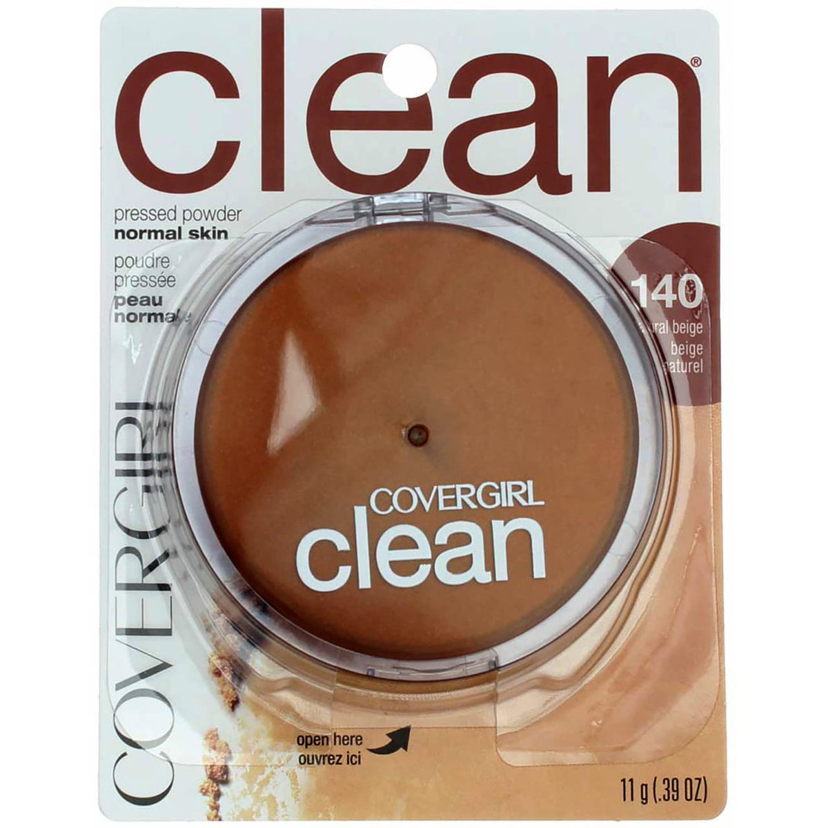 Cover Girl 12216 140natbei Natural Beige Clean Normal Skin Pressed Powder