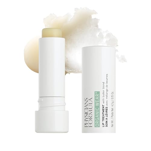 Physicians Formula Organic Wear Lip Balm Treatment, Ultra-Nourishing Shea Butter & Coconut Oil Infused, Hydrating & Conditioning for Smooth, Supple Beauty & Personal Care Physicians Formula