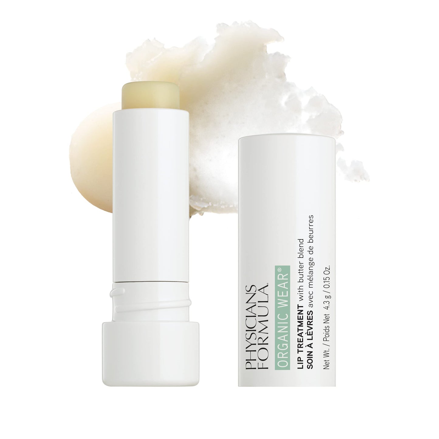 Physicians Formula Organic Wear Lip Balm Treatment, Ultra-Nourishing Shea Butter & Coconut Oil Infused, Hydrating & Conditioning for Smooth, Supple Beauty & Personal Care Physicians Formula