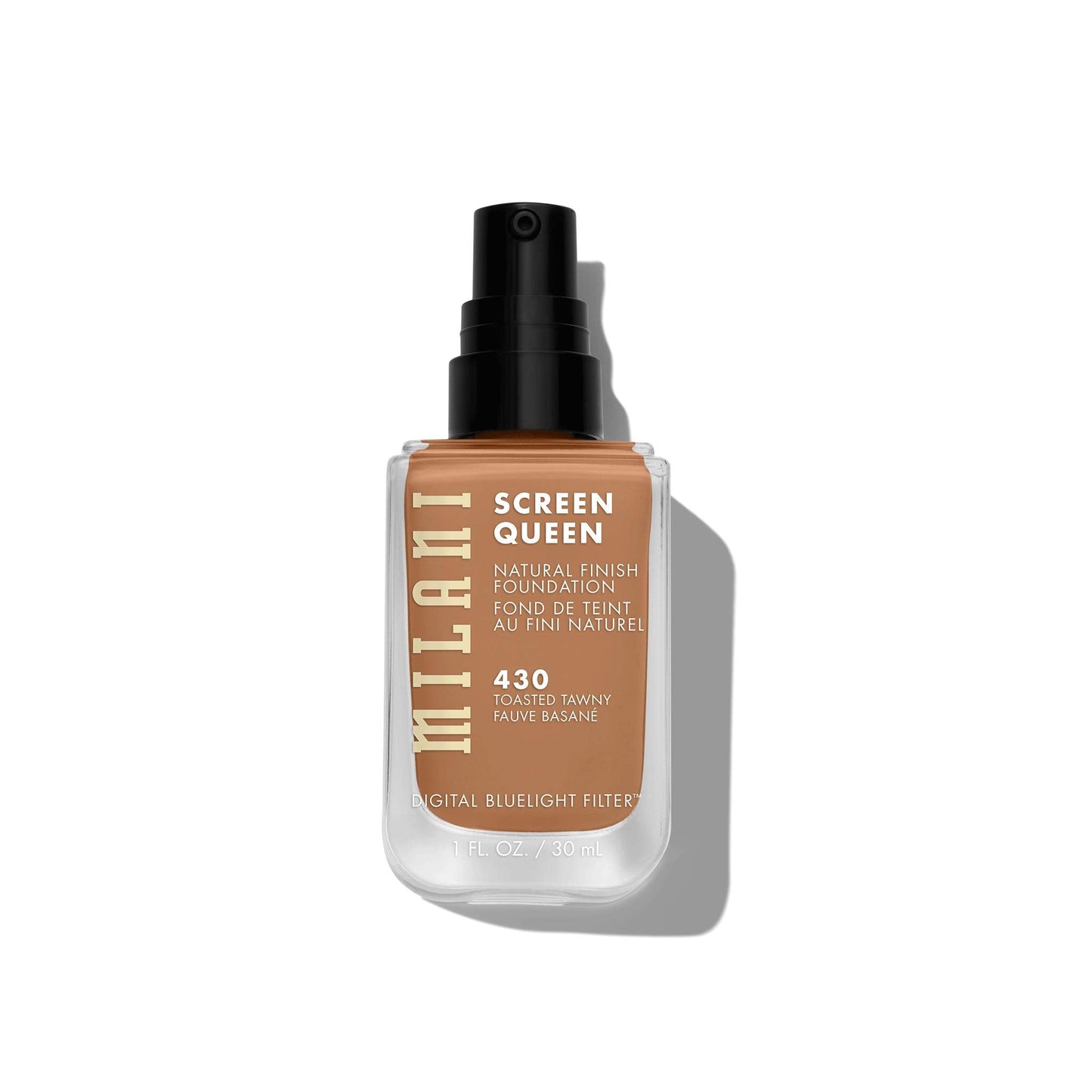 Milani Screen Queen Liquid Foundation Makeup - Cruelty Free Foundation With Digital Bluelight Filter Technology (Toasted Tawny) Beauty & Personal Care Milani