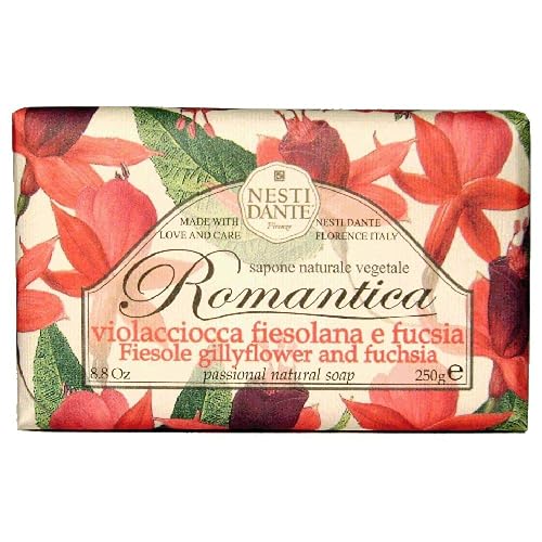 Nesti Dante Nesti dante romantica passional natural soap - fiesole gillyflower and fuchsia, 8.8oz, 8.8 Ounce Beauty & Personal Care Nesti Dante