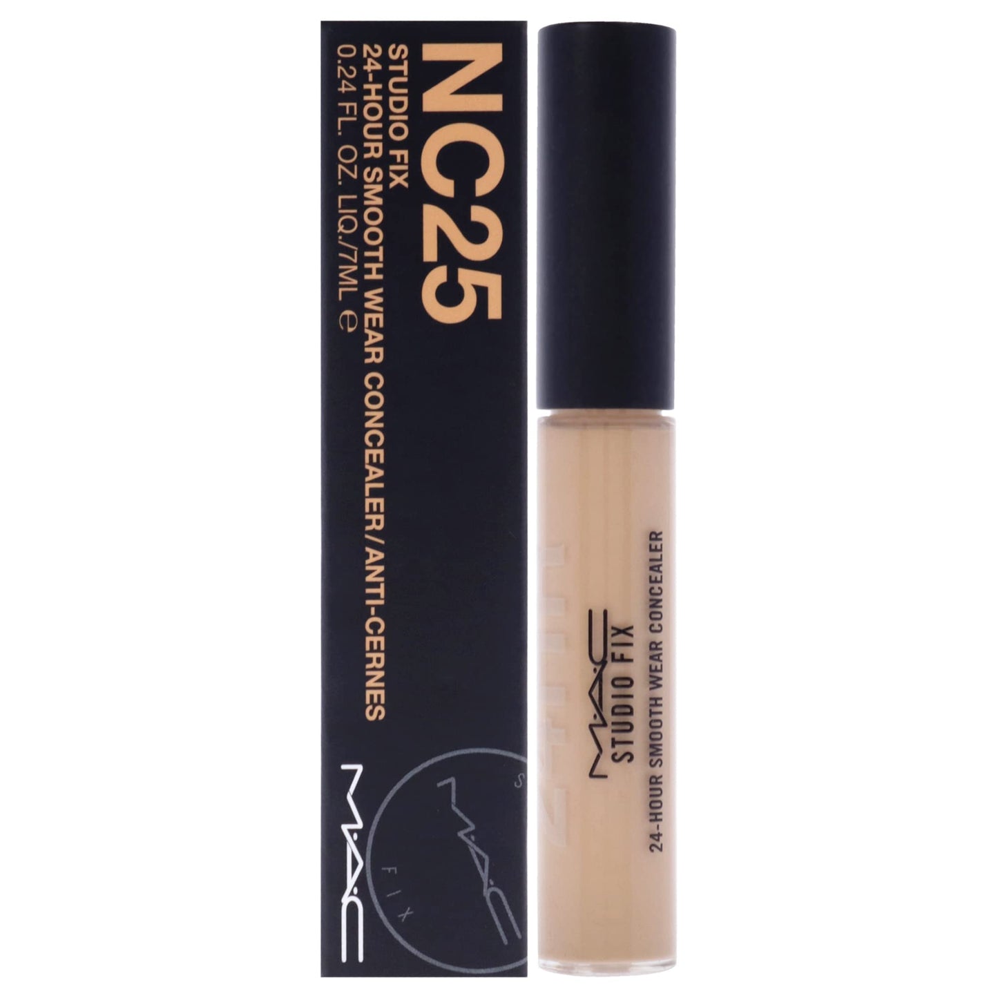 Studio Fix 24 Hour Smooth Wear Concealer - NC25 by MAC for Women - 0.24 oz Concealer Beauty & Personal Care MAC