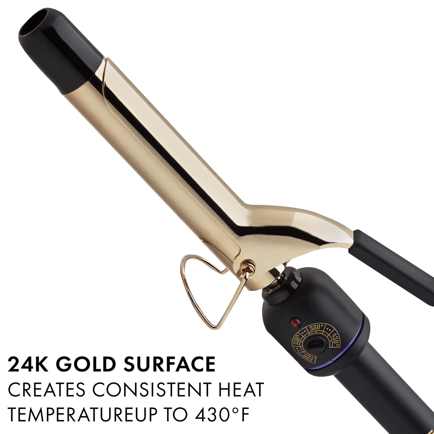 HOT TOOLS (2018 MODEL) Pro Artist 24K Gold Curling Iron | Long Lasting, Defined Curls (1 in) Beauty & Personal Care HOT TOOLS