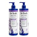 Dr Teal's Body Lotion - Moisture Plus - Soothing Lavender Essential Oil, 36 Fl Oz (Two 18 Fl Oz Bottles) Beauty & Personal Care Dr Teal's