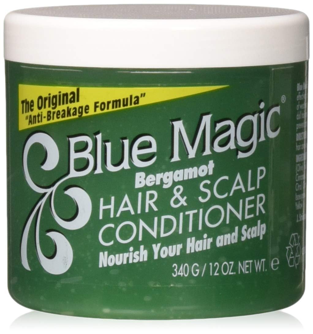 Blue Magic Bergamot Hair and Scalp Conditioner, 12 Ounce (Pack of 3)