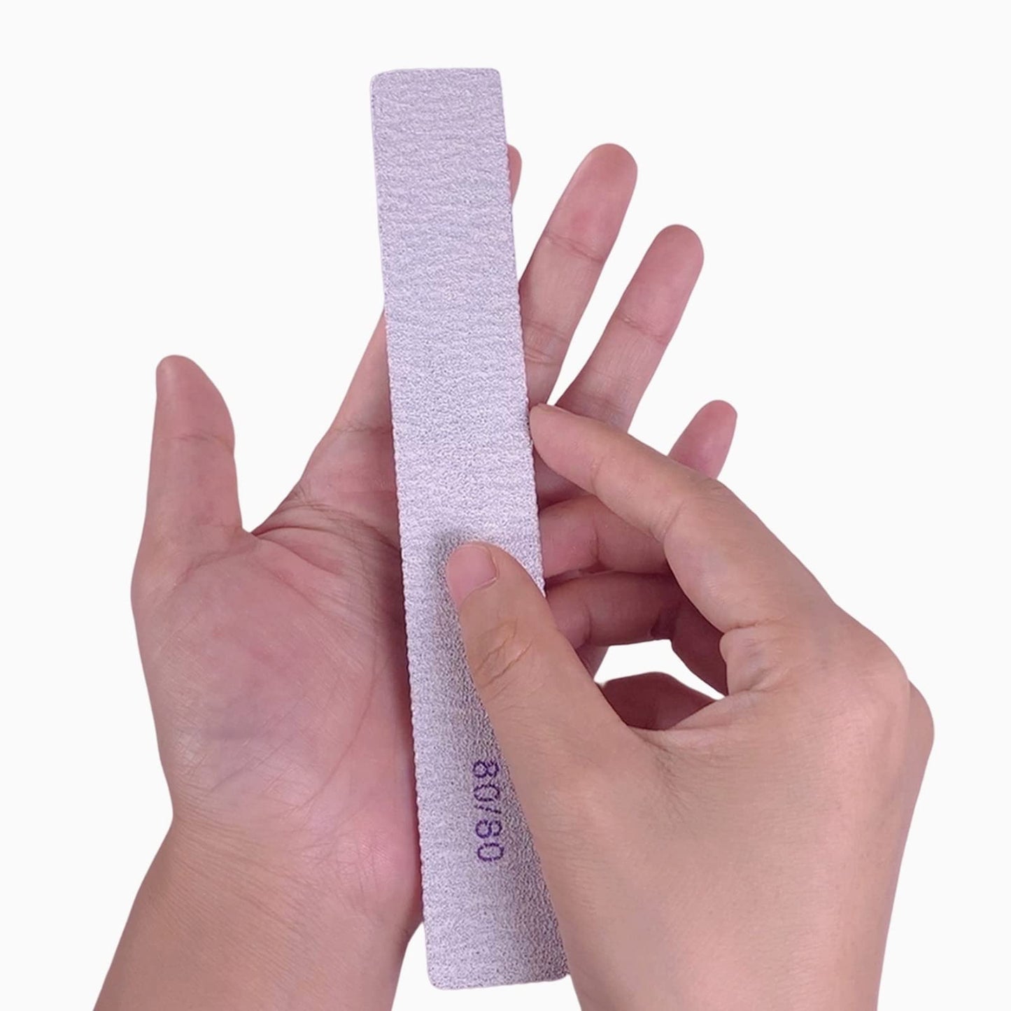 80/80 Grit Nail Files, Emery Boards Nail File for Acrylic and Gel Nails, Coarse Nail File Double Sided 80 Grits Emory Professional Filers Reusable Beauty and Personal Care GigaGround