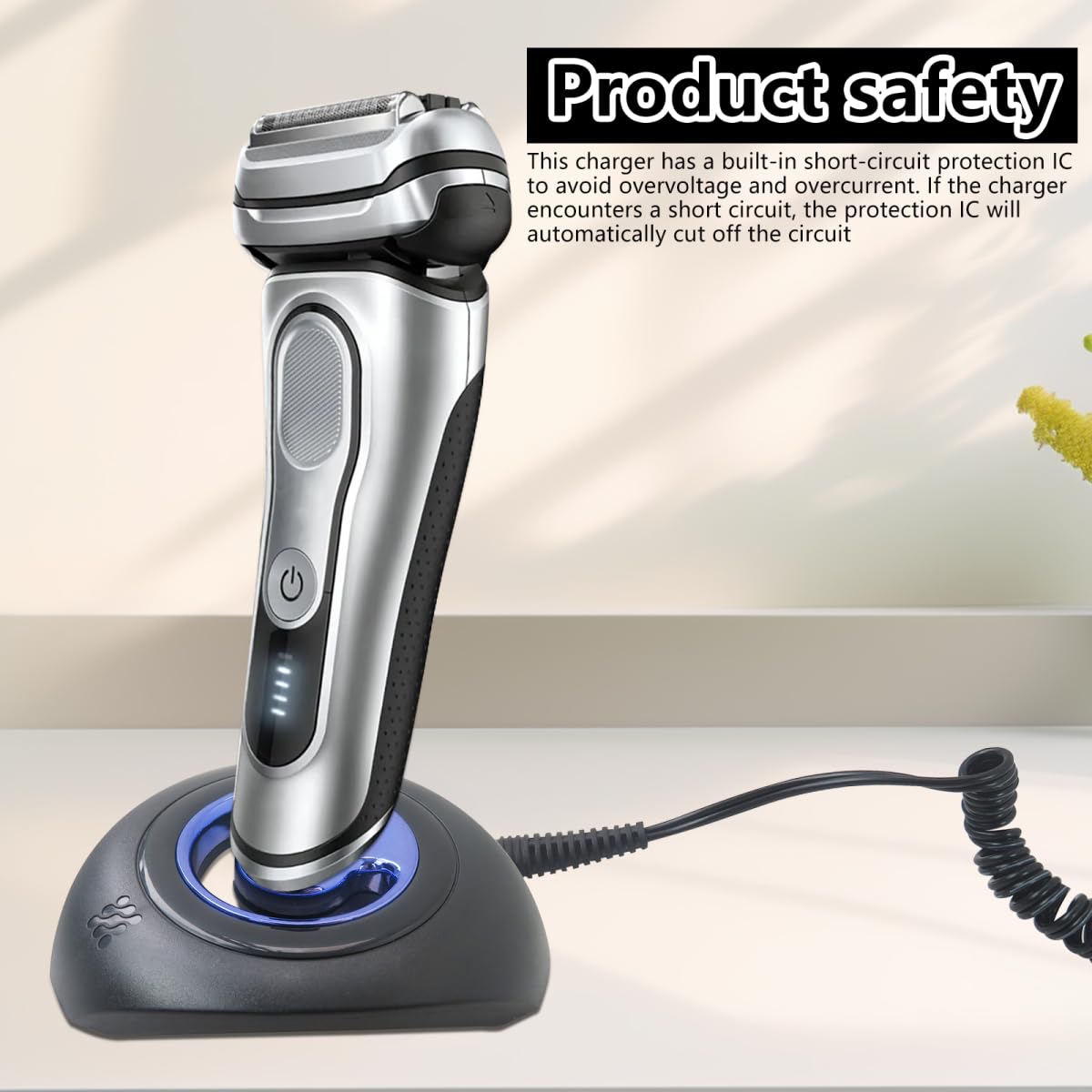 LO MERECES Shaver Charger and Charging Stand for Braun Series 9 8 7 5 3 6, Charger Base for Braun S3 S6 S7 S8 S5 S9 Electric Razor Replacement Beauty and Personal Care LO MERECES
