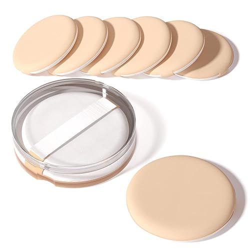 MOHOPE 8Pcs Air Cushion Makeup Sponges for Foundation with Portable Box | Latex-Free Blending Sponge for Liquid, Cream, Foundation and Powder | Round Beauty & Personal Care MOHOPE