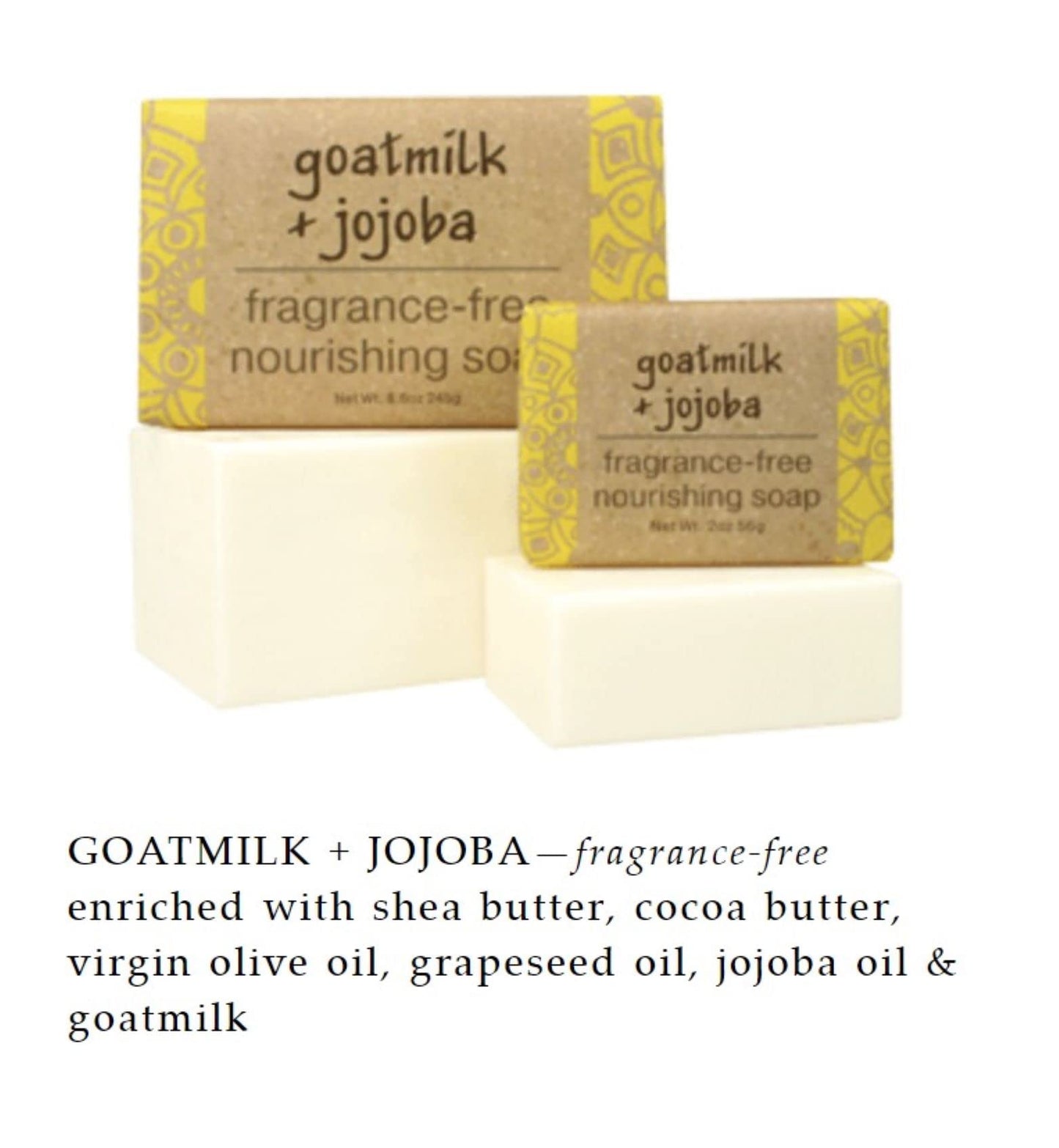Greenwich Bay Trading Co, Goatmilk and Jojoba Essential Oil Nourishing Bath Bar Soap, Set of 2, 8.6 Ounces Each Beauty & Personal Care Greenwich Bay Trading Company