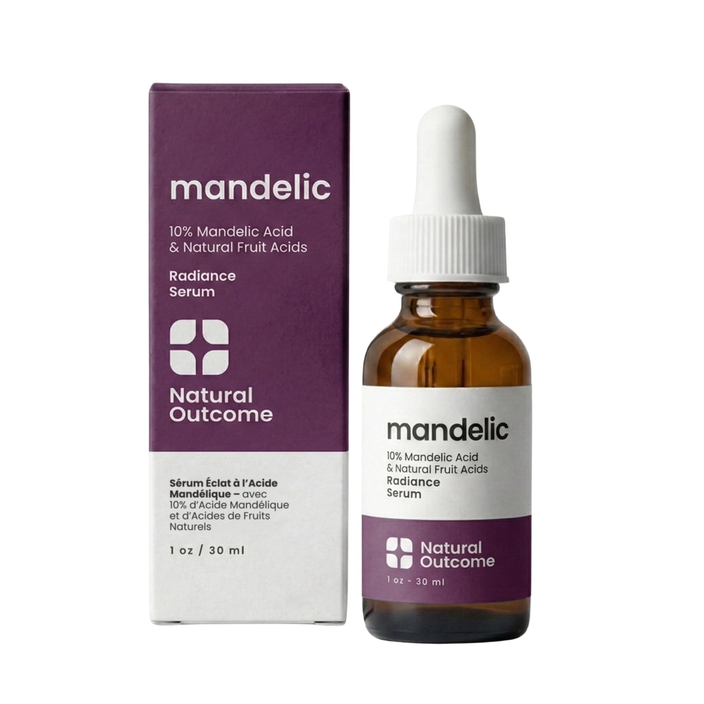 Mandelic Acid Serum 10% | Anti-Aging AHA Facial with Hyaluronic Acid | Targets Fine Lines, Dark Spots, and Wrinkles | Clarifies Acne and Stimulates Beauty & Personal Care natural outcome