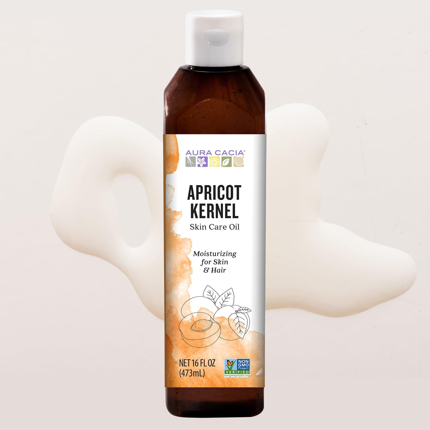 Aura Cacia Natural Skin Care Oil, Rejuvenating Apricot Kernel with Vitamin E, 16 Fluid Ounce Beauty & Personal Care Aura Cacia