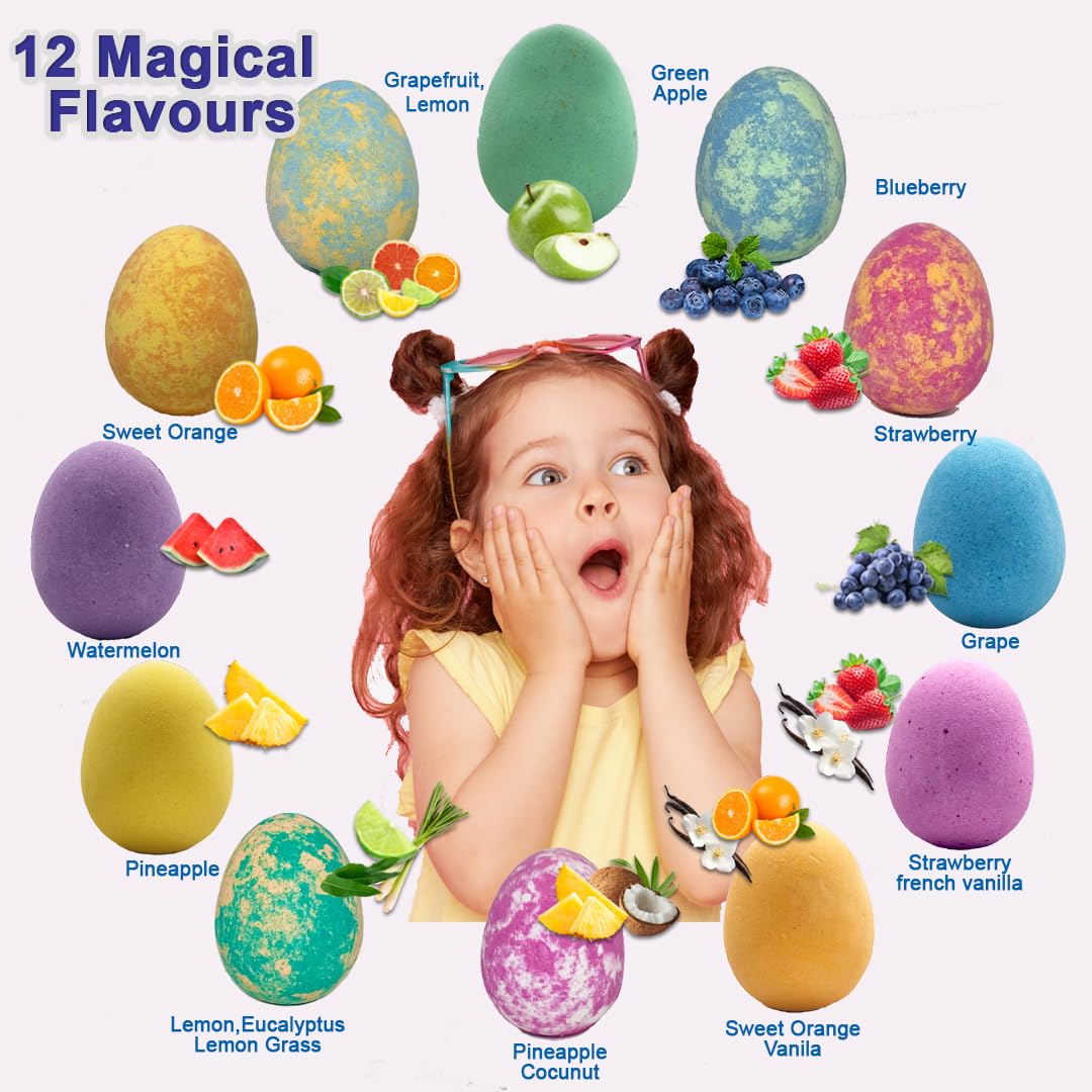 Mineral Me California Unicorn Bath Bombs for Girls with Jewelry Inside - Organic Bath Bombs for Kids with Surprise, Natural, Skin Moisturizing Beauty and Personal Care Mineral Me California