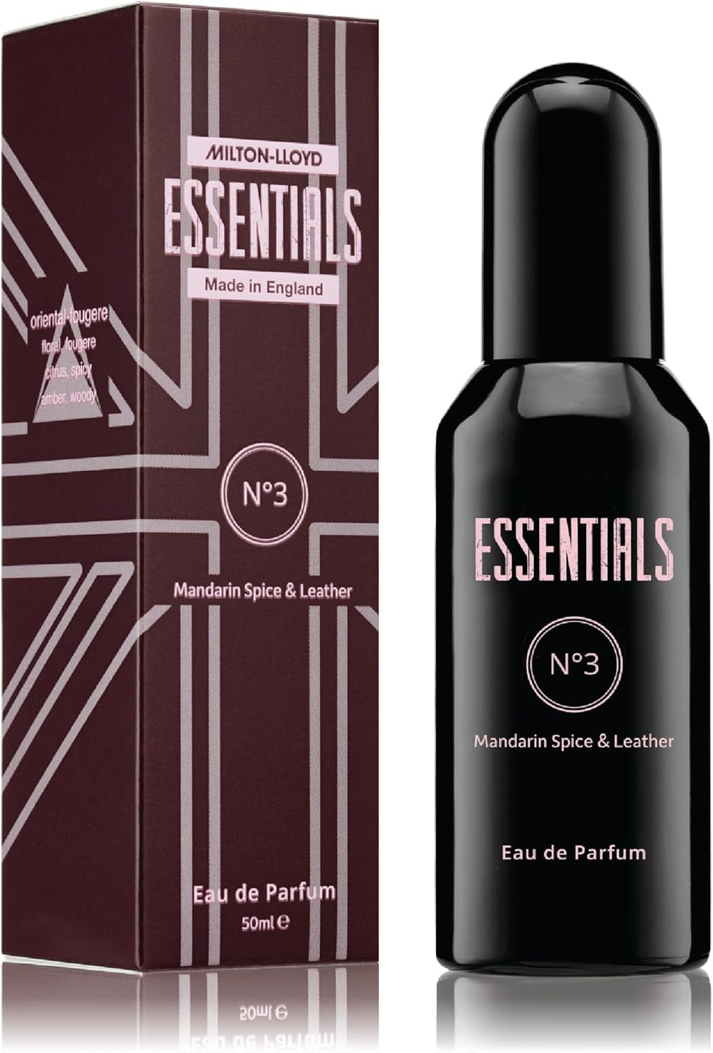 Milton-Lloyd ESSENTIALS No 3 Perfume. 50ml Eau de Parfum Men, Luxury Fragrance - Mens Aftershave, Long Lasting Perfumes for Men Beauty & Personal Care Milton-Lloyd