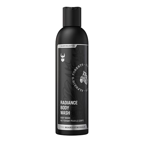 The Beard Struggle Men's Body Wash Alfheim's Forests - Silver Collection - Skin Cleaning Agent - Natural Body Wash - Shower Gel Liquid Soap - 240 mL Beauty & Personal Care The Beard Struggle