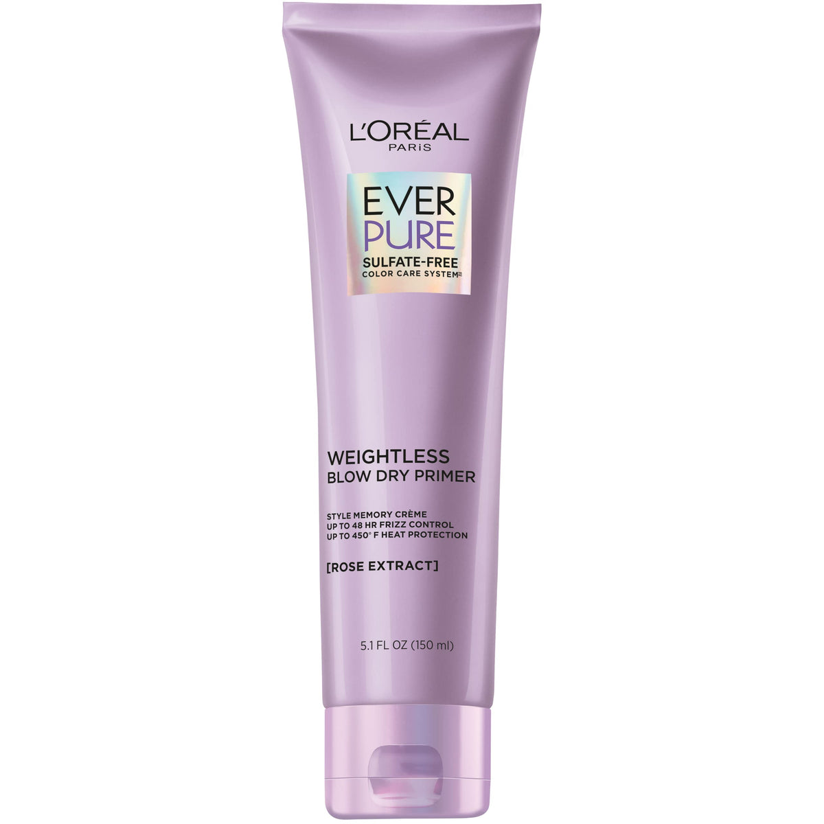 L'Oreal Paris Blow Dry Primer for 48 HR Frizz Control, Sulfate Free, EverPure 5.1 fl oz Beauty & Personal Care L'Oreal Paris