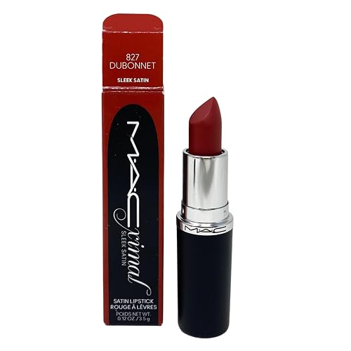 MAC M·A·C Cosmetics M·A·Cximal Sleek Satin Lipstick - 827 Dubonnet - 0.12 oz / 3.5 g Beauty & Personal Care MAC