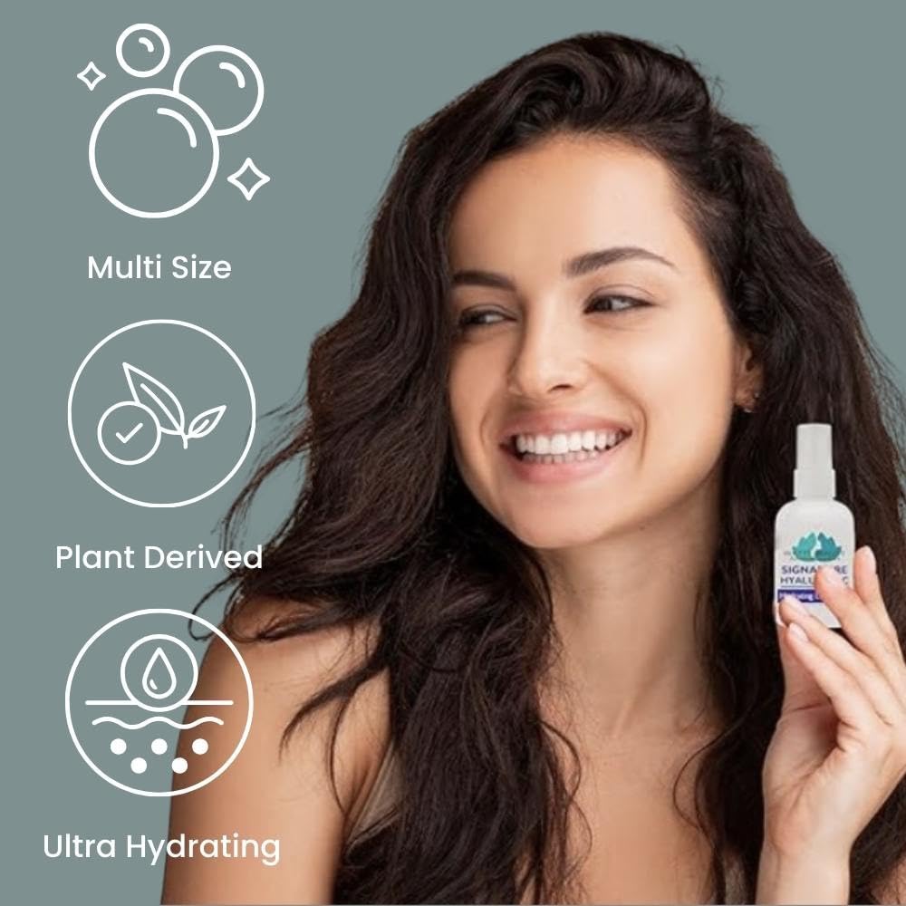 Watts Beauty Signature 100% Pure Hyaluronic Acid Wrinkle Serum - Best Hyaluronic Acid for Face - No Parabens - Perfect Plumping Moisturizer Beauty & Personal Care Watts Beauty