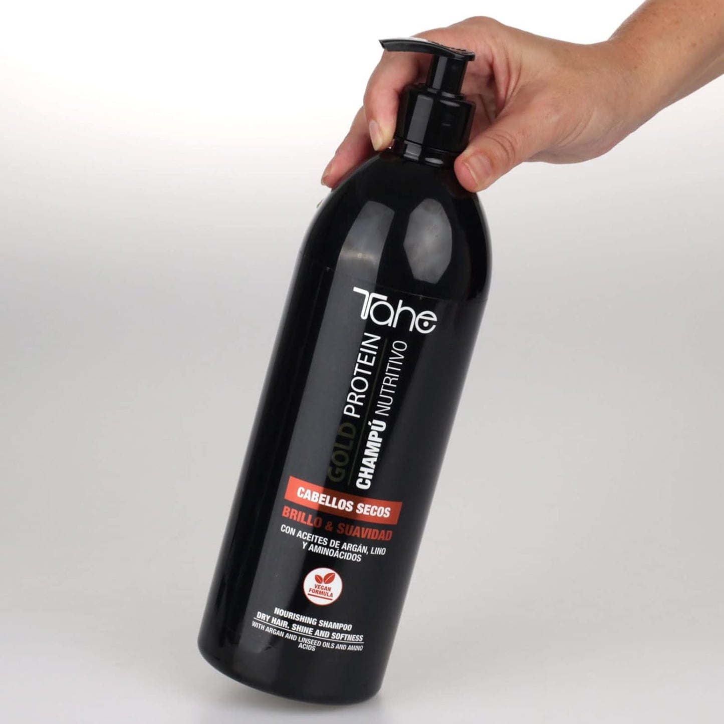 Tahe Gold Protein For Dry Hair Kit - Shampoo 1000ml + Mask 1000ml - Nourishing & Softness Beauty & Personal Care Tahe