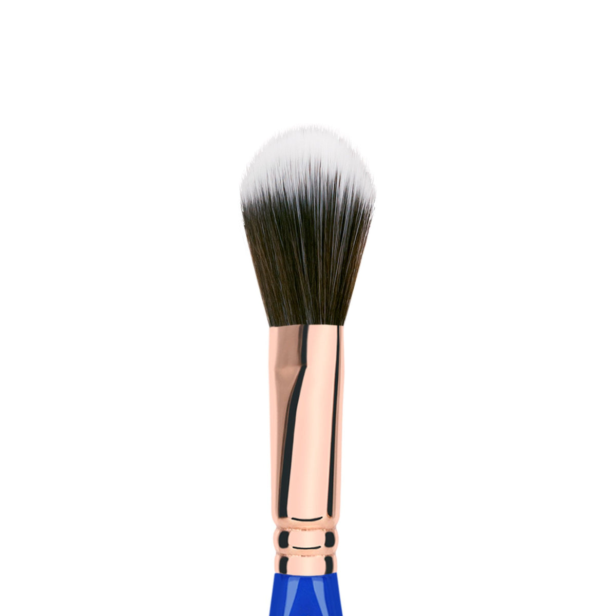 Bdellium Tools Professional Makeup Brush - Golden Triangle 965 Duo Fibre Blusher - With All Vegan and Soft Synthetic Fibers, For Applying Pop of Color