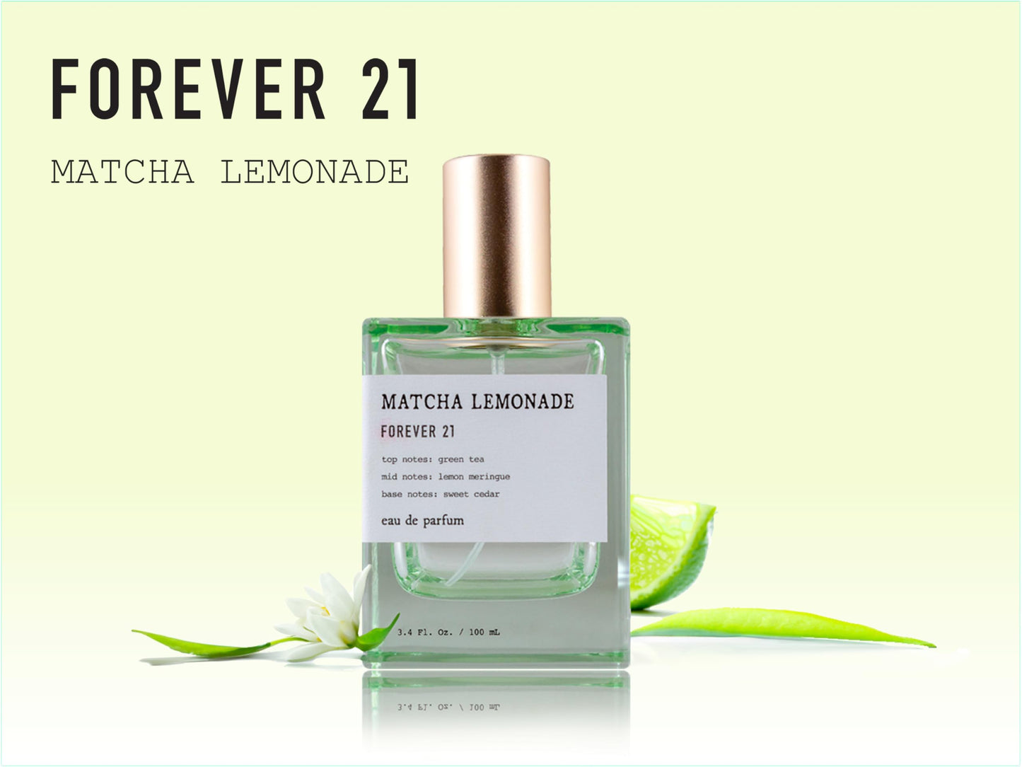 Matcha Lemonade Eau de Parfum, 3.4 fl. oz., by Forever 21 Beauty & Personal Care Forever 21