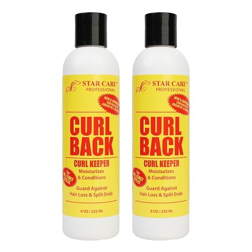 STAR CARE Curl Back Curl Keeper (8oz), Bouncy Curl Activator & Moisturizer with Biotin, Argan Oil & Glycerin - Anti-Frizz, Hair Loss Prevention Beauty & Personal Care STAR CARE