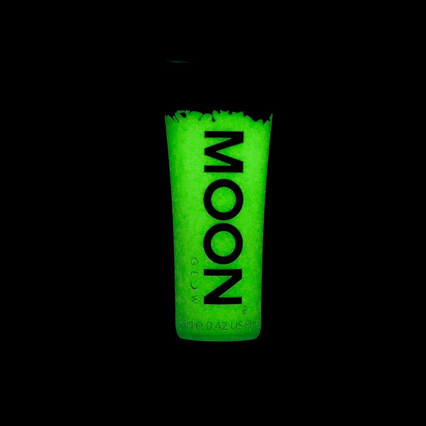 Moon Glow - Glow in the Dark Face & Body Paint - 0.42oz Yellow - Phosphorescent - Charge to Glow Beauty & Personal Care Moon Glow