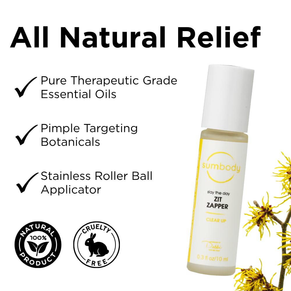 Sumbody Acne Serum for Face Zit Zapper - Blemish Pimple Reducer Women Men Teens, Facial Serum Acne Scars, Red Spot Remover & Pore Reducer Roll-On Beauty & Personal Care Sumbody