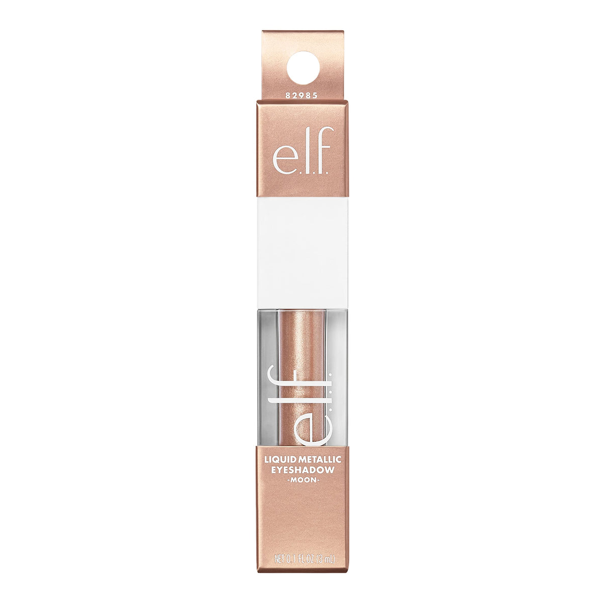 e.l.f. Liquid Metallic Eyeshadow, Gel Formula, Multi-Dimensional Finish For Bold Eye Looks, One-Swipe Coverage, Vegan & Cruelty-Free, Moon, 0.1 Fl Oz Beauty & Personal Care e.l.f.