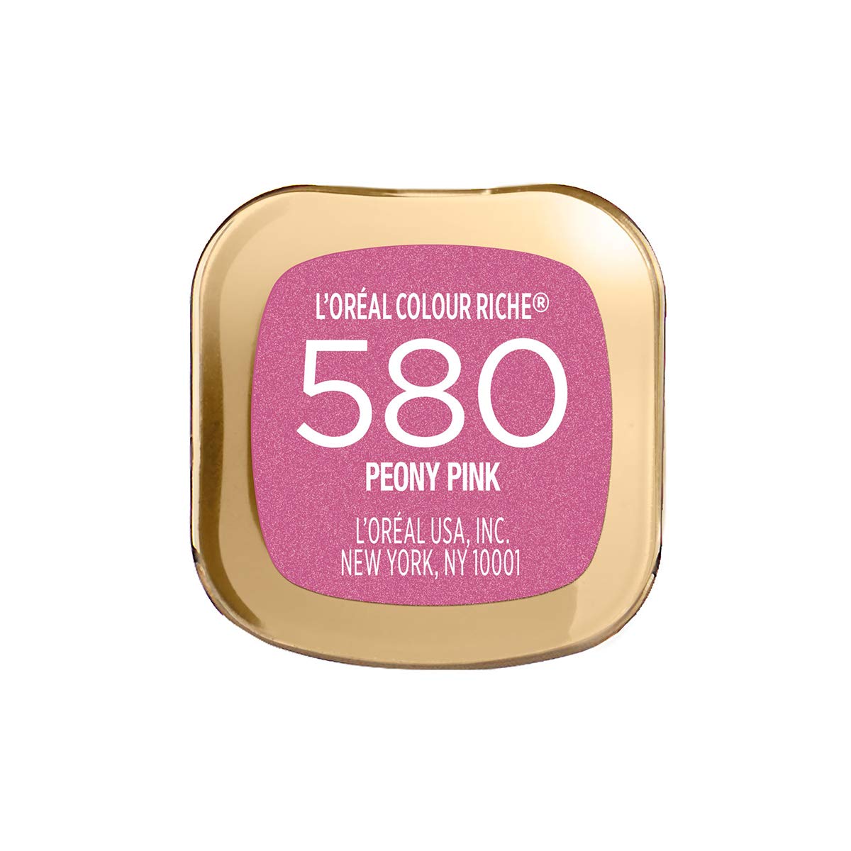 L'Oréal Paris Colour Riche Lipstick, Peony Pink, 0.13 oz.