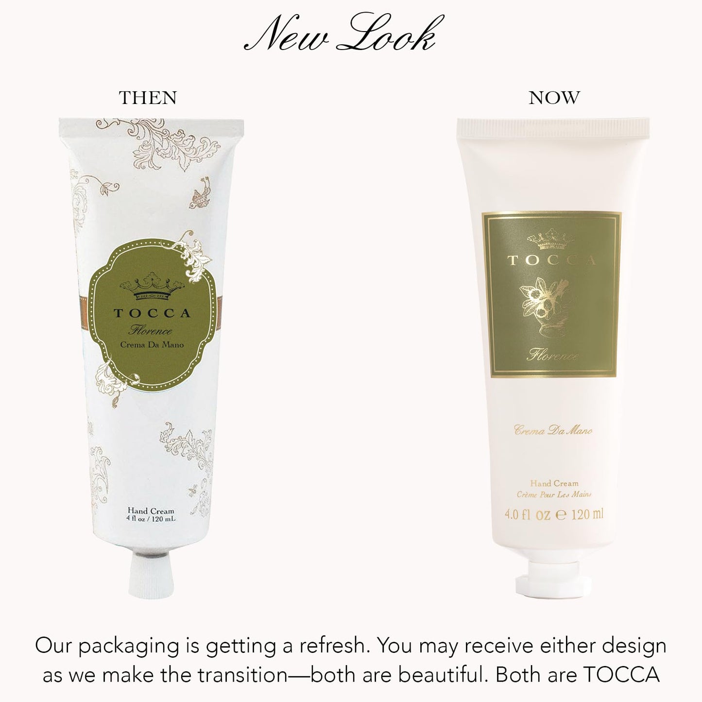 Tocca Crema de Mano Luxe, Florence Hand Cream, 4 oz - Bergamot, Pear, Gardenia - Moisturizing, Quick Absorbing Beauty & Personal Care Tocca